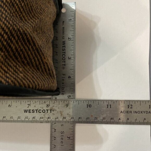 Maggie B brown and black make up bag case - Picture 9 of 15